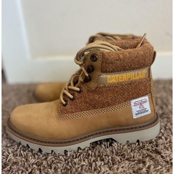 NEW CAT Caterpillar Colorado 2.0 Harris Tweed Boots Leather Wmns 6.5 / Mens 4.5 main image 4